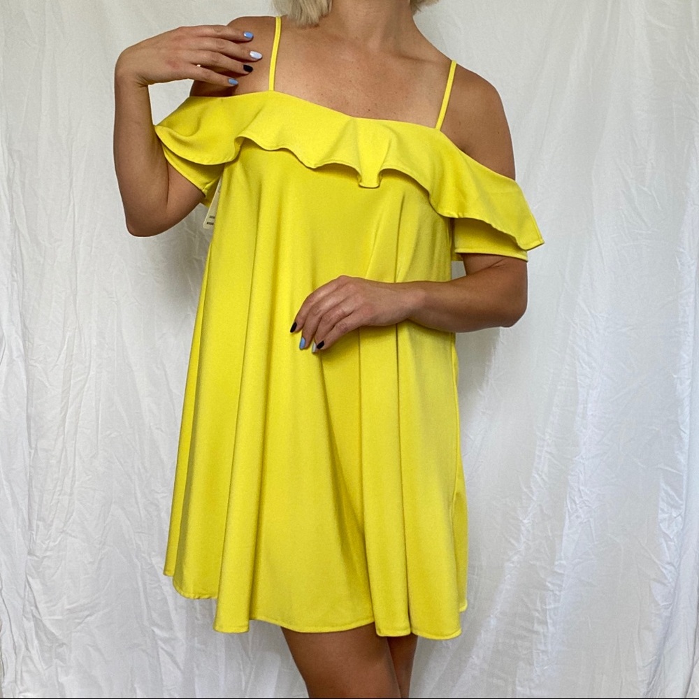Lemon yellow sundress